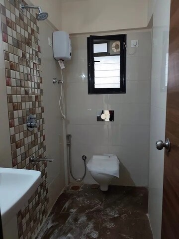 Bathroom in 1 BHK Apartment at Uday CHS Goregaon, Goregaon West – for Rent