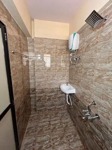 Bathroom in 2 BHK Apartment at Samruddhi CHS Goregaon West, Motilal Nagar – for Rent