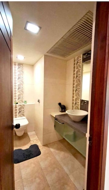 Bathroom in 4 BHK Apartment at Vinayak CHS Bandra East, Bandra East – for Rent