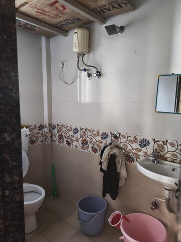 Bathroom in 2 BHK Apartment at Ayodhya CHS Ghansoli, Ghansoli – for Rent