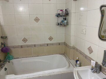 Bathroom in 3 BHK Apartment at Lok Everest, Mulund West – for Rent