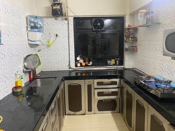 Kitchen in 3 BHK Apartment at Lok Everest, Mulund West – for Rent