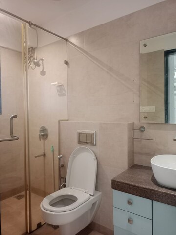 Bathroom in 3 BHK Apartment at Godrej Prime, Chembur – for Rent