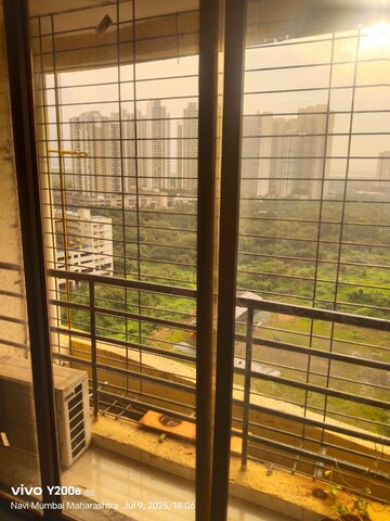 Balcony in 2 BHK Apartment at Gajra Bhoomi Parth, Ghansoli – for Rent