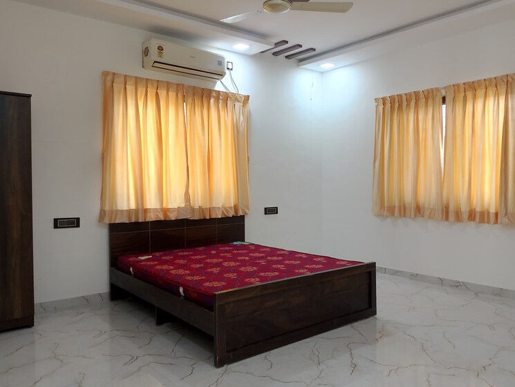 Bedroom, supreme-universal-palms 3 Bedroom 1700 Sq.Ft. Apartment In Baner Pune 8938546