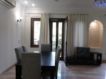 Living Room in 3 BHK Builder Floor at Boutique Residential Apartments A-15 19, Vasant Vihar – for Rent