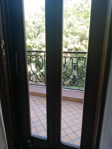 Balcony in 3 BHK Builder Floor at Boutique Residential Apartments A-15 19, Vasant Vihar – for Rent