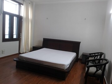 Bedroom in 3 BHK Builder Floor at Boutique Residential Apartments A-15 19, Vasant Vihar – for Rent