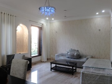 Living Room in 3 BHK Builder Floor at Boutique Residential Apartments A-15 19, Vasant Vihar – for Rent