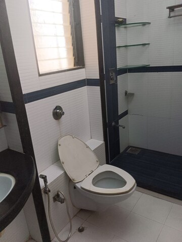 Bathroom in 3 BHK Apartment at Symphony Towers Kandivali West, Kandivali West – for Rent
