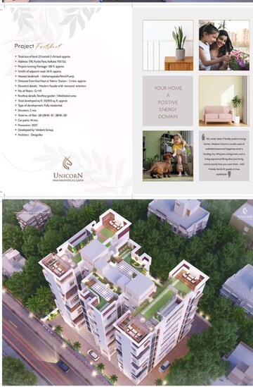 3 BHK Apartment For Sale in Verdant Unicorn, Garia