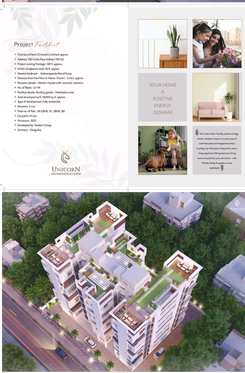 3 BHK + Study Room Apartment For Sale in Verdant Unicorn
