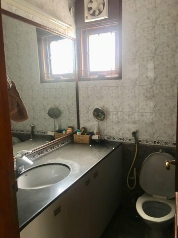 Attached Bathroom in 3 BHK Builder Floor at Boutique Residential Apartments A 3 2, Vasant Vihar – for Rent