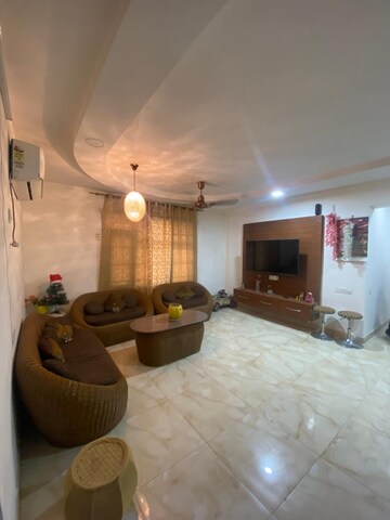 Living Room in 3 BHK Apartment at Dhakoli – for Rent