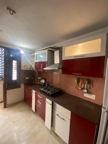 Kitchen in 3 BHK Apartment at Dhakoli – for Rent
