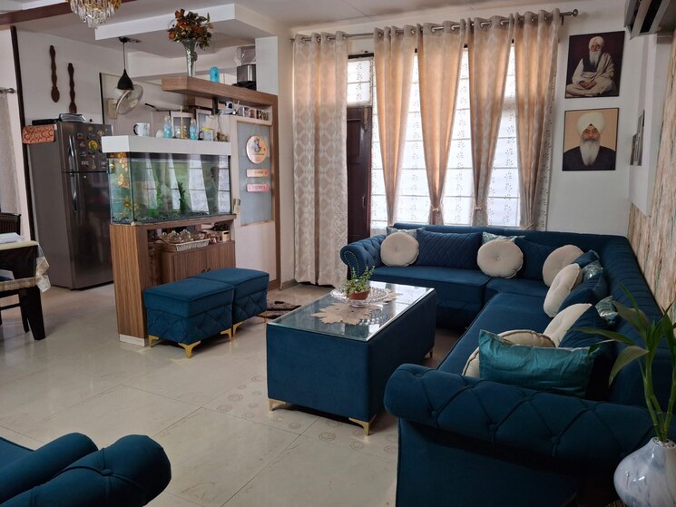 Living Room, dhakoli 3 Bedroom 1800 Sq.Ft. Apartment In Dhakoli Zirakpur 8938628