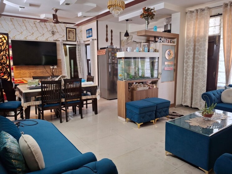 Living Room, dhakoli 3 Bedroom 200 Sq.Yd. Apartment In Dhakoli Zirakpur 8938645