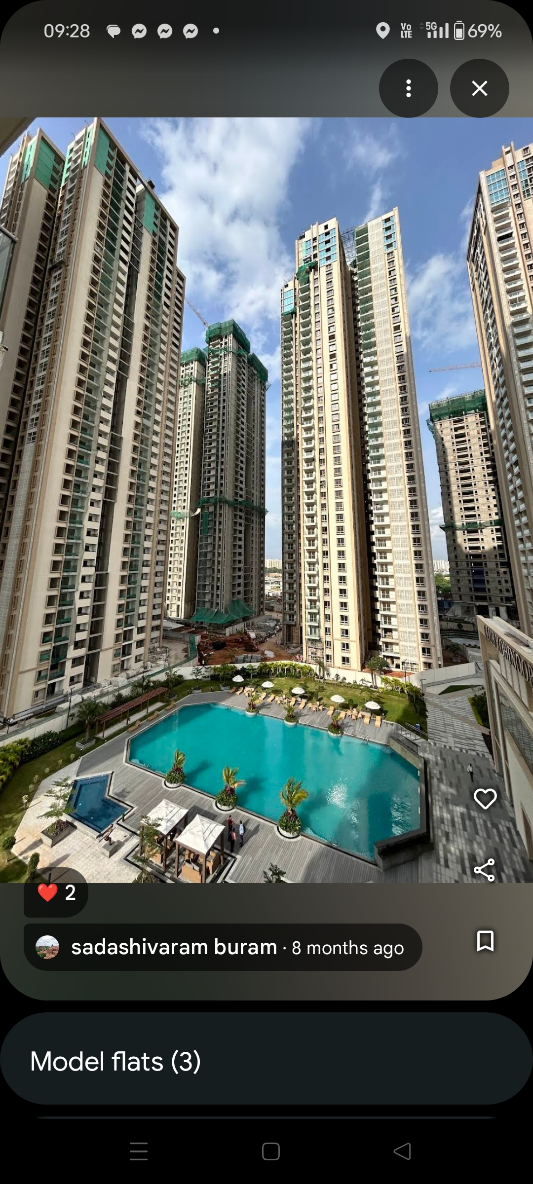 4 BHK + Pooja Room Apartment For Rent in Aurobindo Kohinoor