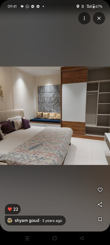 Bedroom in 3 BHK Apartment at My Home Vihanga, Gachibowli – for Rent