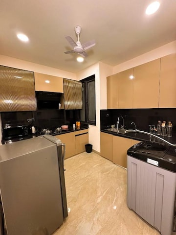 Kitchen in 4 BHK Builder Floor at Panchsheel Park – for Rent