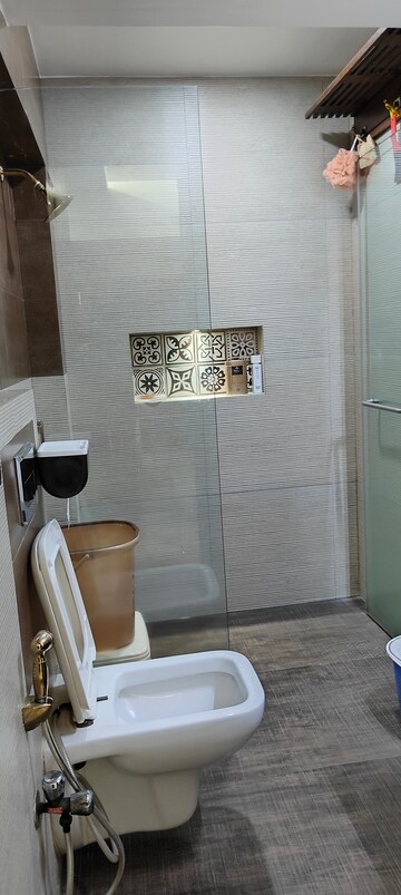 Bathroom in 2 BHK Apartment at Oshiwara Mhada, Andheri West – for Sale