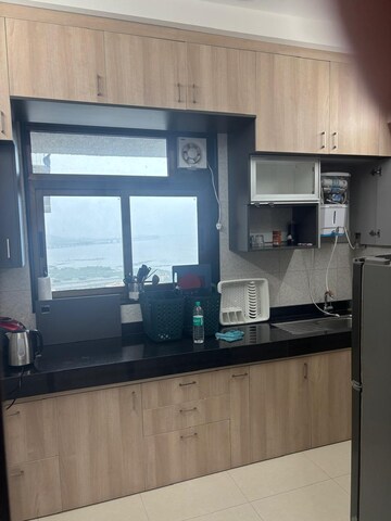 Kitchen in 3 BHK Apartment at Celestia Spaces, Parel – for Rent