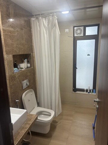 Bathroom in 3 BHK Apartment at Celestia Spaces, Parel – for Rent