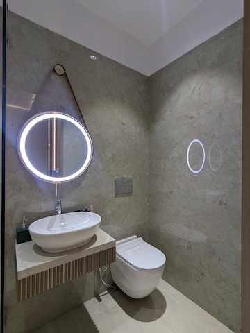 Bathroom in 2 BHK Apartment at Bhairav Ocean Breeze, Kandivali West – for Sale