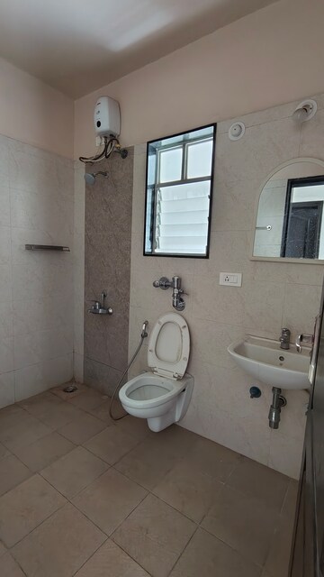 Bathroom in 2 BHK Apartment at Nyati Equatorial II, Bavdhan – for Rent