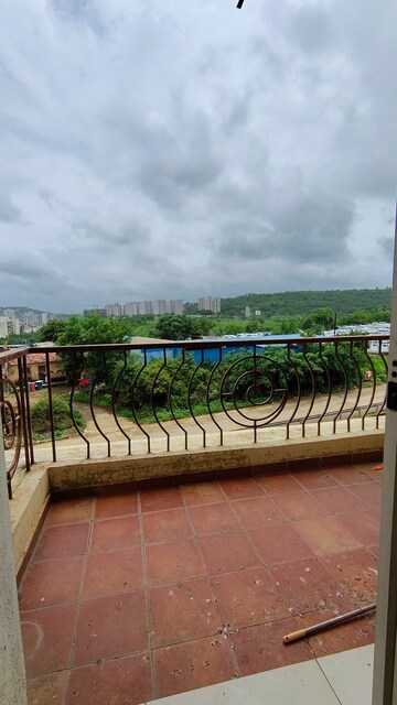 Balcony in 2 BHK Apartment at Nyati Equatorial II, Bavdhan – for Rent