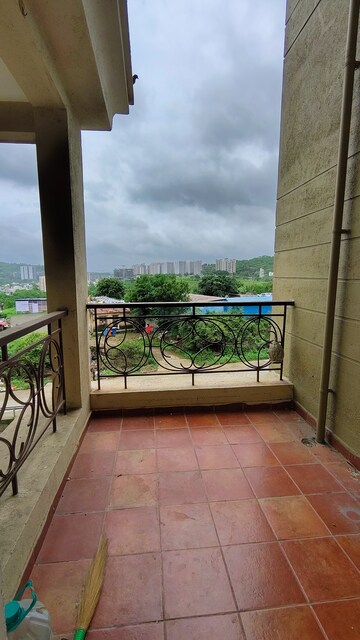 Balcony in 2 BHK Apartment at Nyati Equatorial II, Bavdhan – for Rent