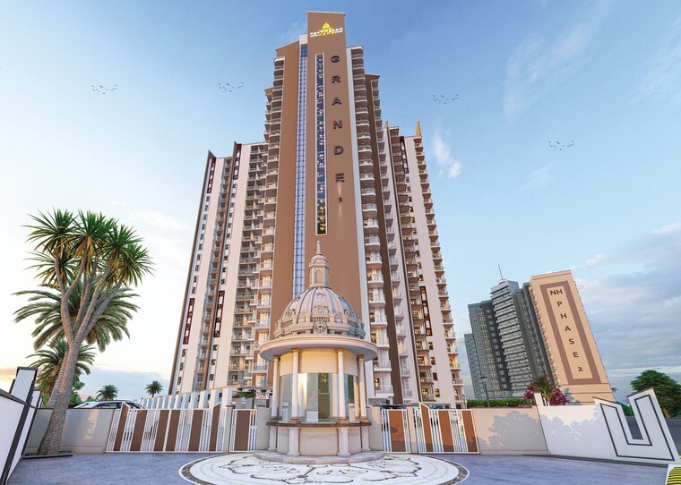 Exterior View, dragon-age-nottingham-homz 2 Bedroom 1245 Sq.Ft. Apartment In Bakkas Lucknow 8939006