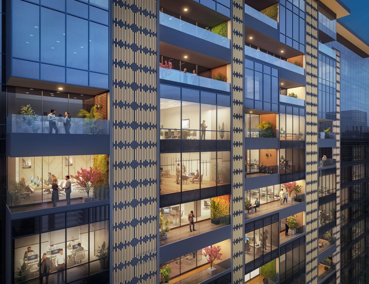 Exterior View, squarefeet-centrum Commercial Office Space 851 Sq.Ft. In Wagle Industrial Estate Thane 8938989