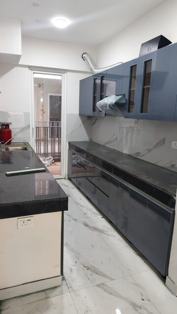Kitchen in 3 BHK Builder Floor at Smart World Gems, Sector 89 – for Rent