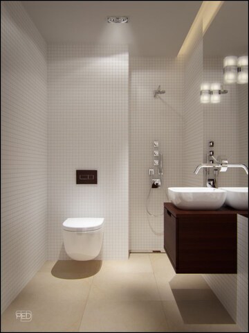 Bathroom in 1 BHK Apartment at Nirmal Bag – for Sale