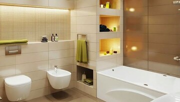 Attached Bathroom in 1 BHK Apartment at Nirmal Bag – for Sale