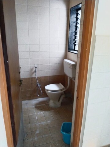 Bathroom in 1 BHK Apartment at Rohan Garden, Kothrud – for Rent