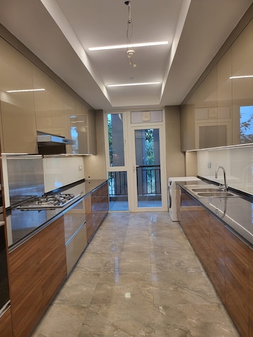 Kitchen in 3 BHK Independent House at Ansal Sushant Apartments, Sushant Lok I – for Rent