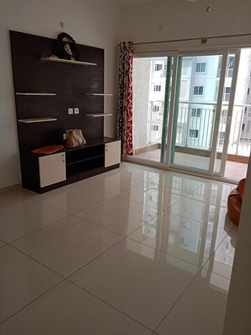 Balcony in 2.5 BHK Apartment at LnT Raintree Boulevard, Hebbal – for Rent