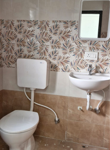 Bathroom in 3 BHK Builder Floor at Kondapur – for Rent