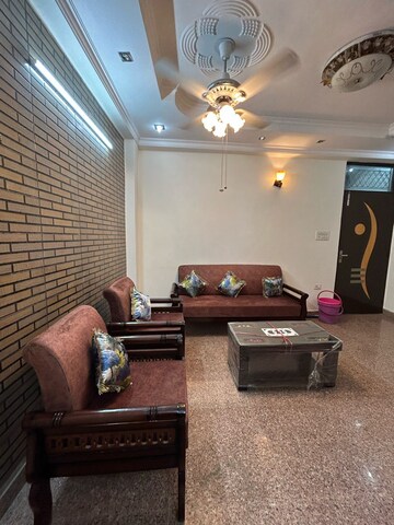 Living Room in 1 BHK Builder Floor at Freedom Fighters Enclave – for Rent