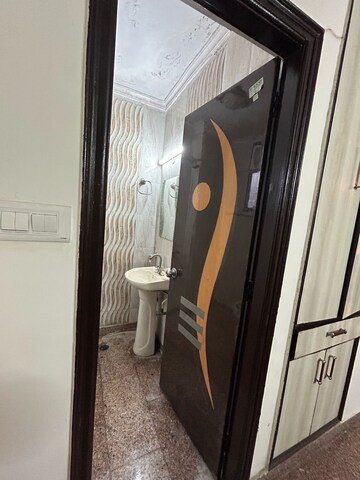 Building Lobby in 1 BHK Builder Floor at Freedom Fighters Enclave – for Rent