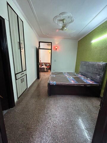 Bedroom in 1 BHK Builder Floor at Freedom Fighters Enclave – for Rent