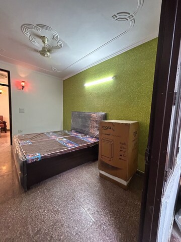 Bedroom in 1 BHK Builder Floor at Freedom Fighters Enclave – for Rent