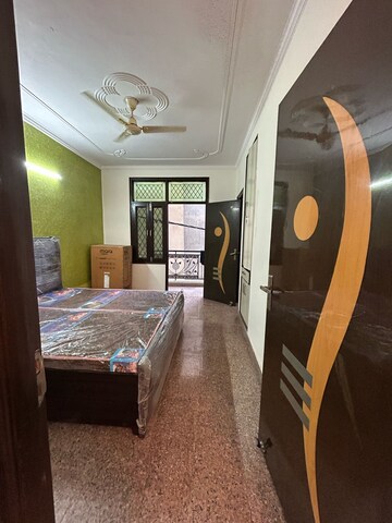 Building Lobby in 1 BHK Builder Floor at Freedom Fighters Enclave – for Rent