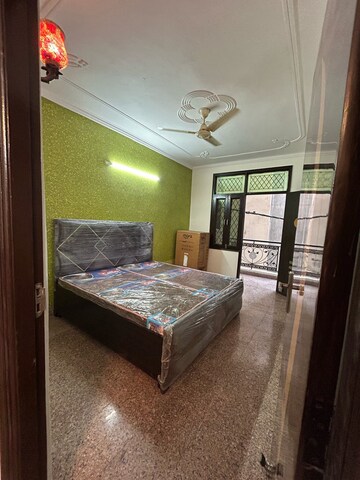 Bedroom in 1 BHK Builder Floor at Freedom Fighters Enclave – for Rent