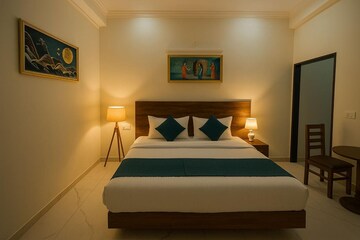 Bedroom in 2 BHK Apartment at Gaur Atulyam, Omicron I Greater Noida – for Rent