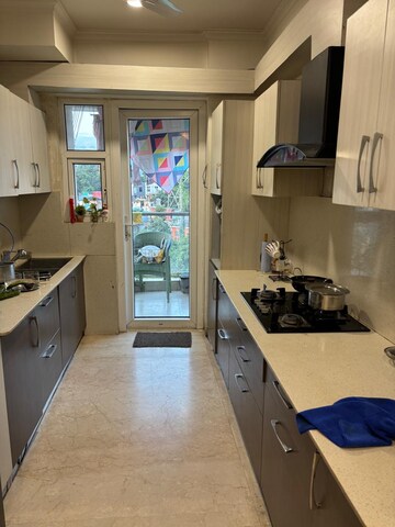 Kitchen in 3 BHK Apartment at Race Course – for Sale