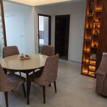 Living Room in 3 BHK Apartment at Riverdale Hazelwood Residences, High Ground – for Rent