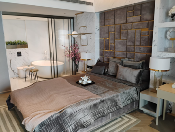 Bedroom in 3.5 BHK Apartment at Lokhandwala Minerva Mahalaxmi, Arthur rd – for Sale
